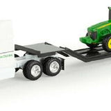 Miniatura Carreta Prancha Com Trator John Deere 1/64
