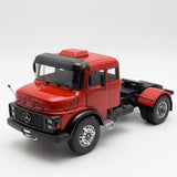 Mercedes-Benz L-1113 Cavalo Mecânico Vermelho Miniatura RC - Escala 1/24