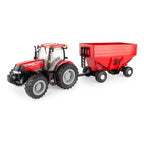 Miniatura Trator Agrícola Case IH Puma 170 ERTL Reboque 1/16