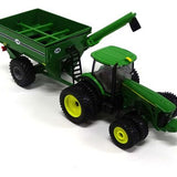 Miniaturas Trator John Deere 8320R com Bazuka - ERTL - 1/64