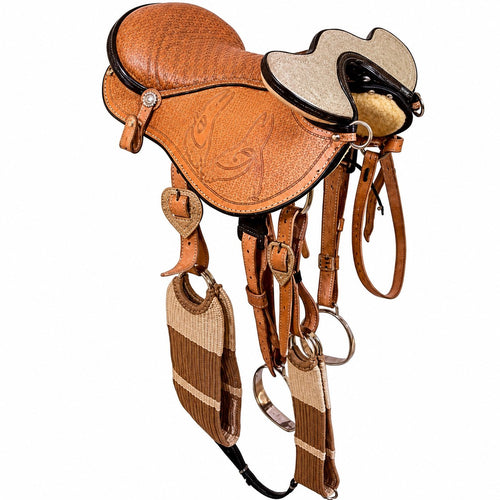 Arreio Cutuco Chapeado AC180 14 Polegadas (Natural)