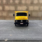 Miniatura Caminhão Mercedes-Benz L-1113 Carroceria Aberta Amarelo