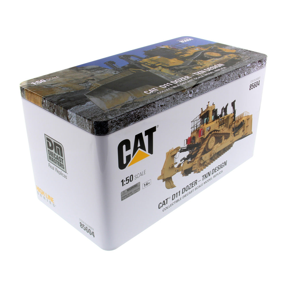 Miniatura Colecionável - Trator de Esteira CAT D11 - Escala 1:50