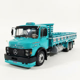 Caminhão Mercedes-Benz Azul L-1113 Carroceria Carga Seca – Escala 1/14 (Controle Remoto)