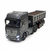 Caminhão Mercedes-Benz Actros 4163 Carreta Basculante 8x4 – Escala 1/14 (Controle Remoto)
