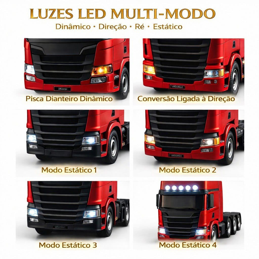 Iveco Stralis RC Prancha Randon 1/14 – ( Controle Remoto)
