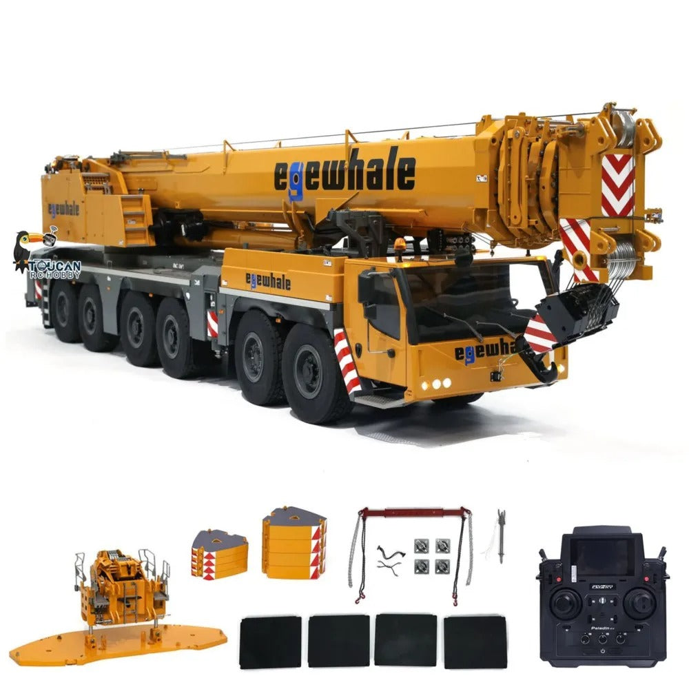 Guindaste Hidráulico Móvel JMJ D1350 6 Eixos (Controle Remoto) – Escala 1/14